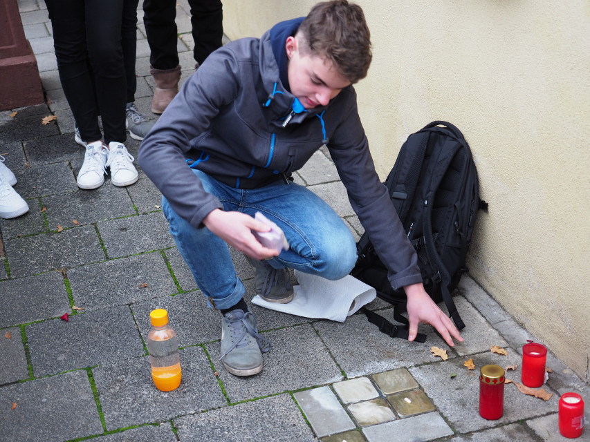 Stolpersteinpflege