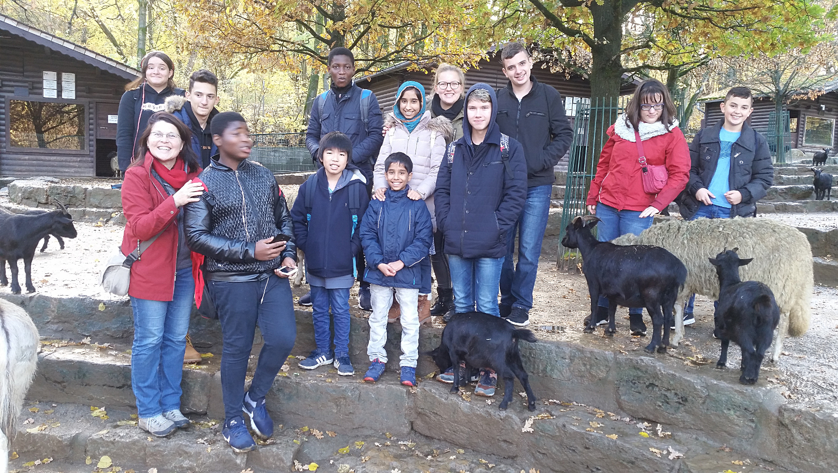 Ausflug der Intensivklasse in den Opelzoo