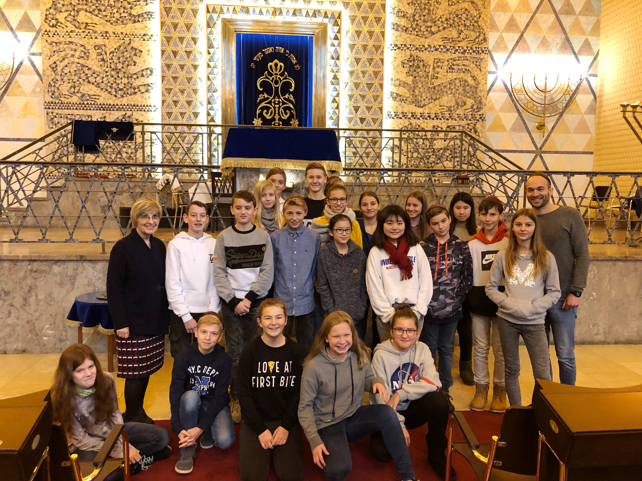 Exkursion in die Synagoge der jüdischen Gemeinde Frankfurt