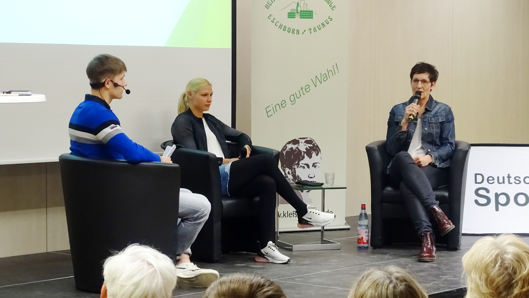 Weltklasse-Sportlerinnen an der HvK