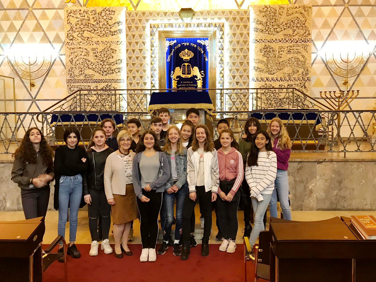 Besuch in der Westend-Synagoge 