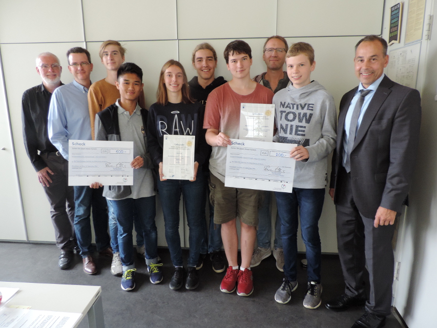 Toller Erfolg für HvK-Schüler beim Solarwettbewerb 