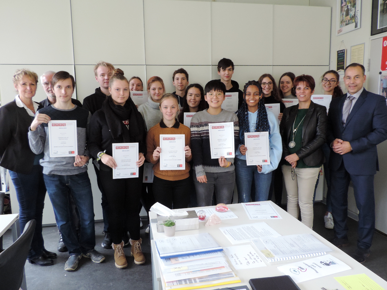 Teilnahme am Chemie-Wettbewerb