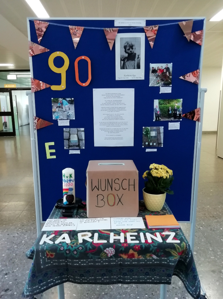 Geburtstagstisch für Karlheinz Epp