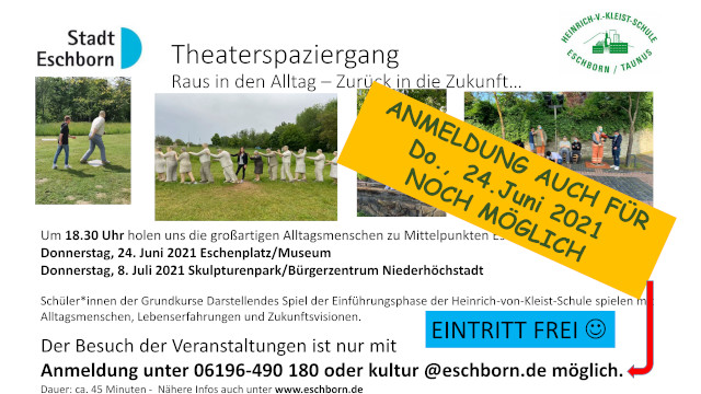 Spaziergänge durch die Ausstellung „Alltagsmenschen“ in Eschborn 