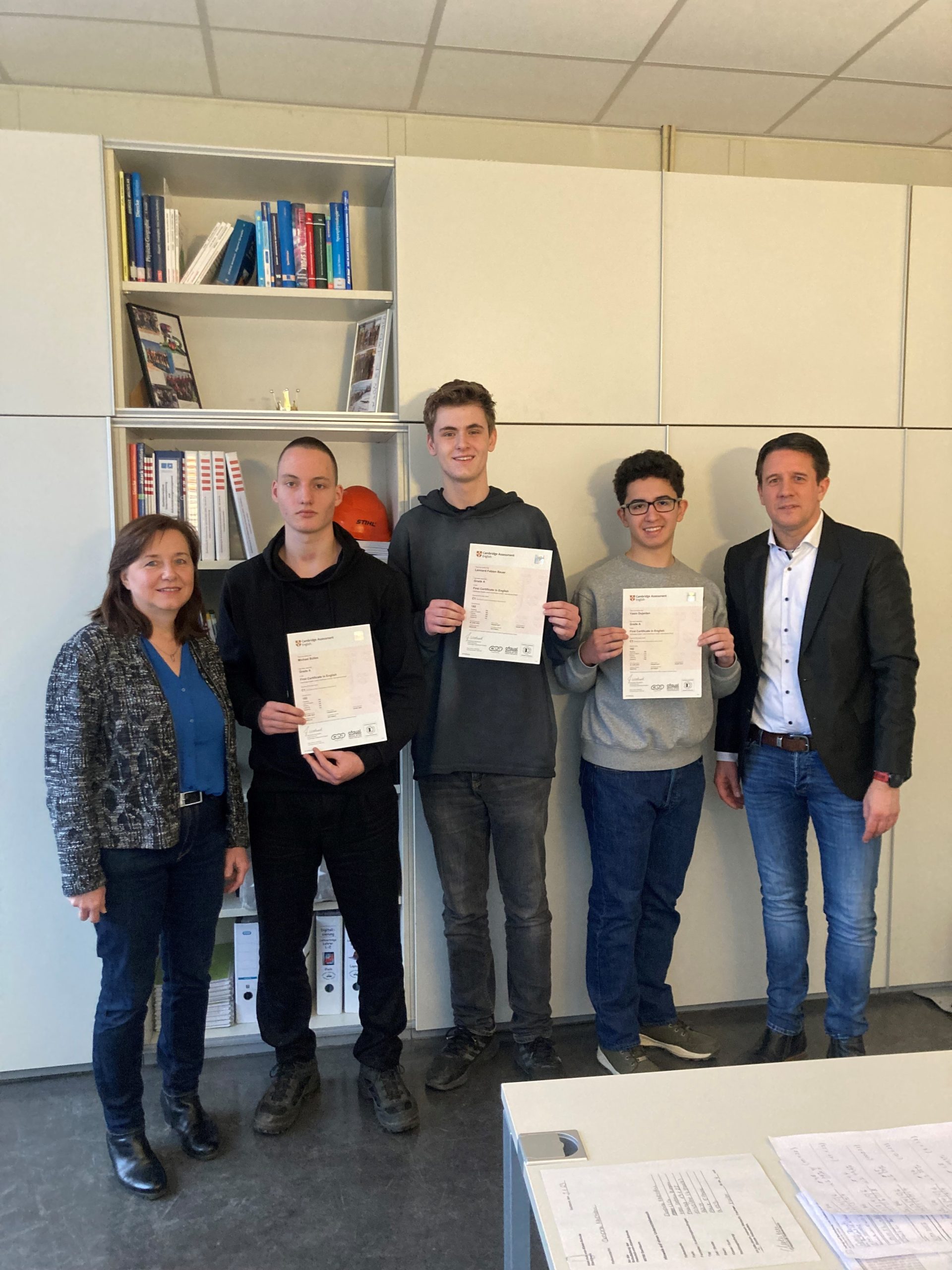 Ehrung der Mathe- und Englisch-Asse