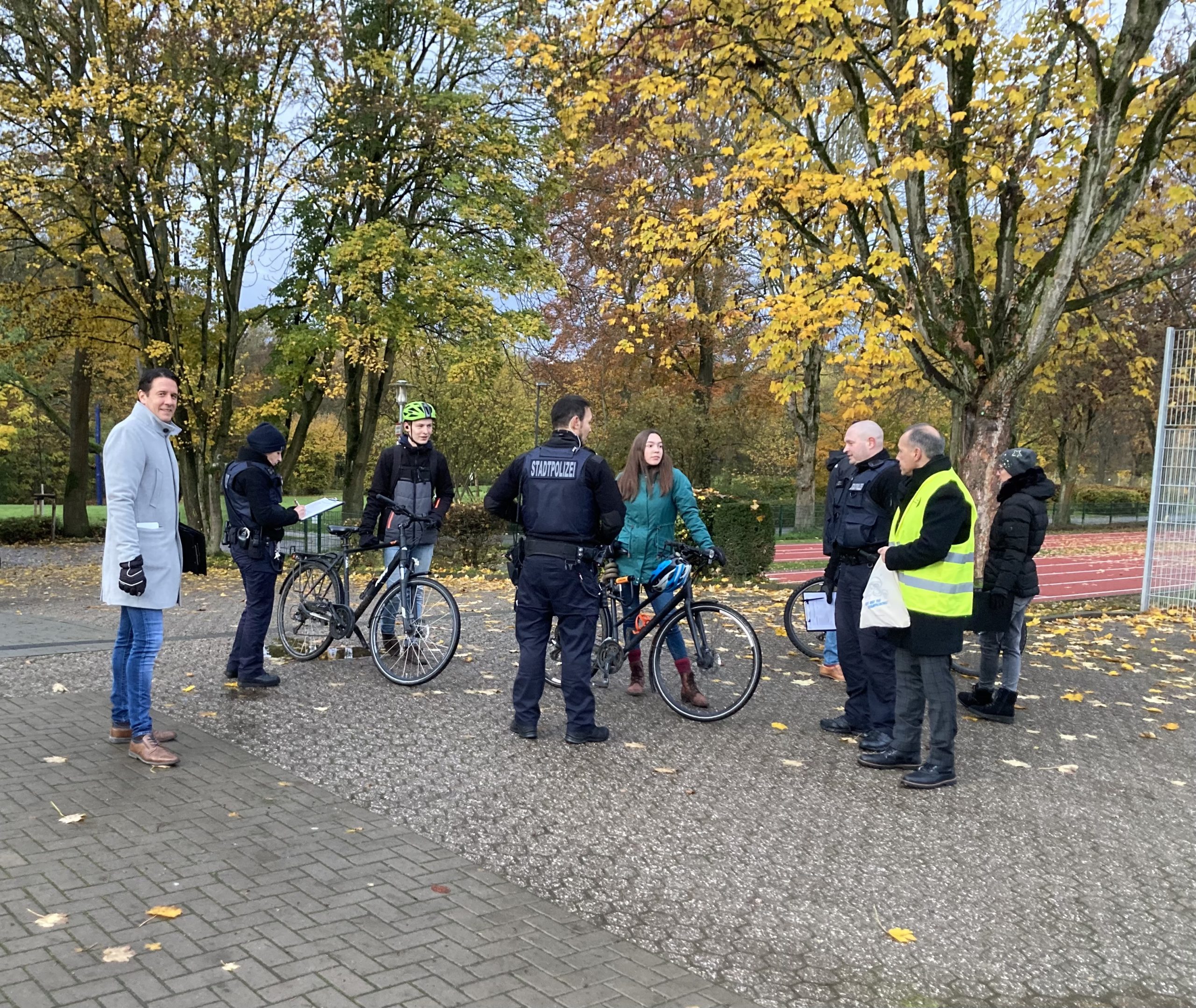 Fahrradcheck an der HvK