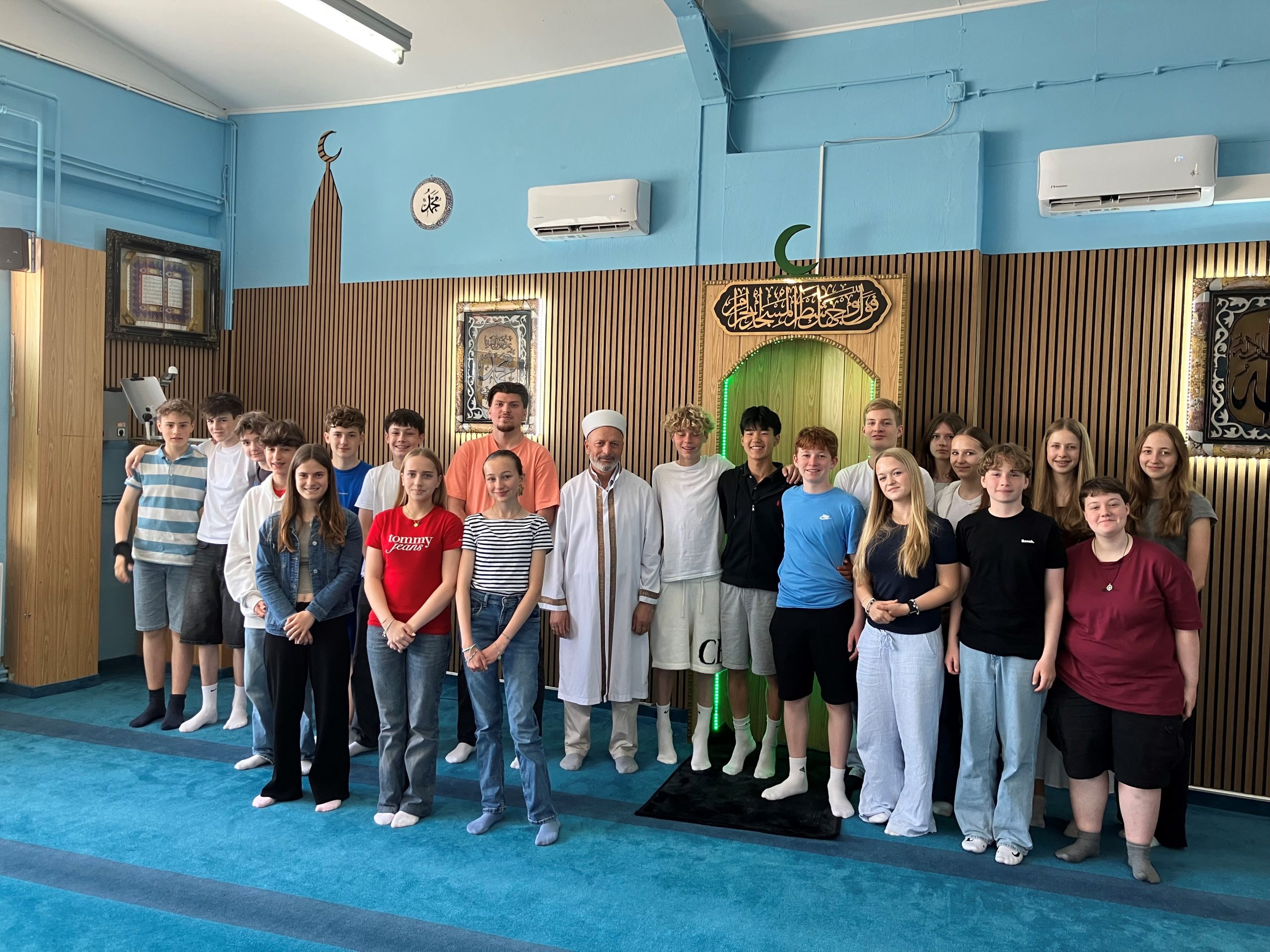 Freundlicher Empfang in der Moschee in Eschborn