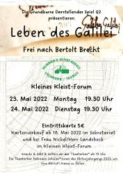 Leben des Galilei an der HvK