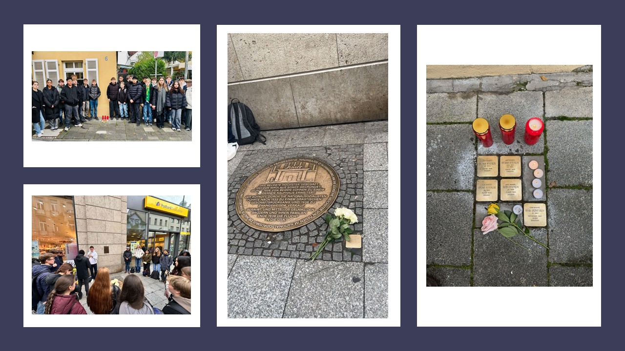 Stolpersteinpflege anlässlich des 9. Novembers