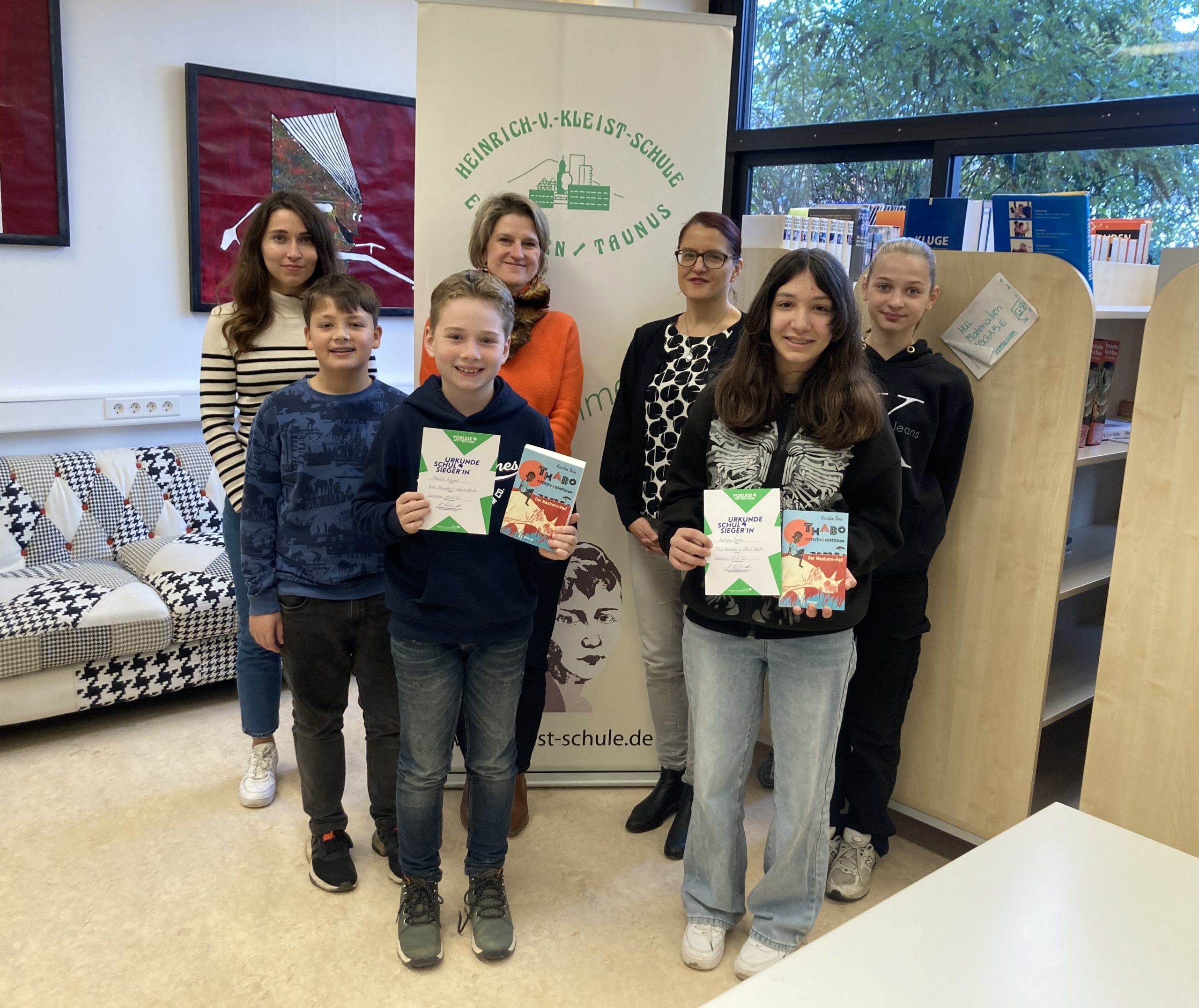 Vorlesewettbewerb an unserer Schule 