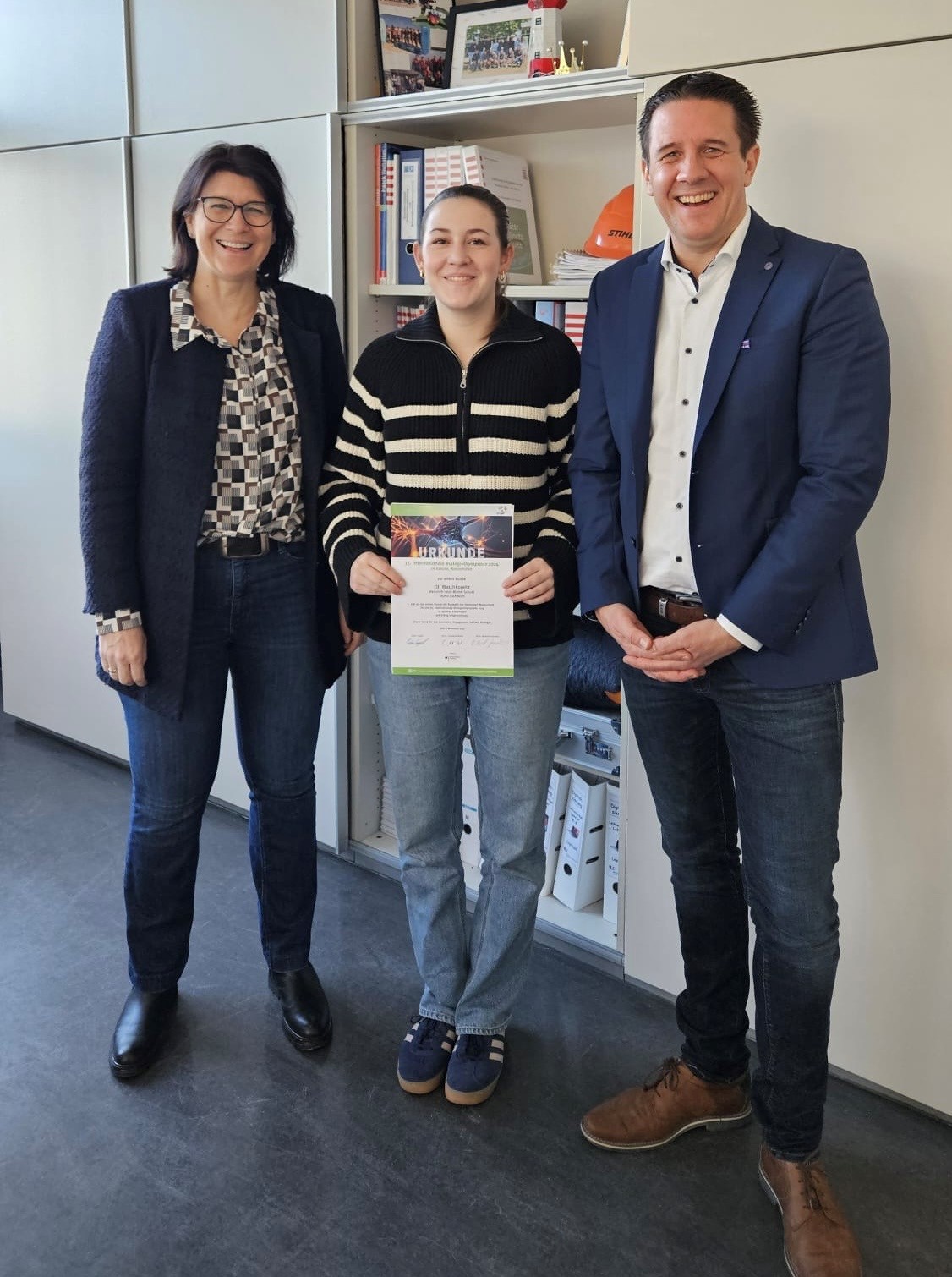 Erfolgreiche Teilnahme an der BiologieOlympiade