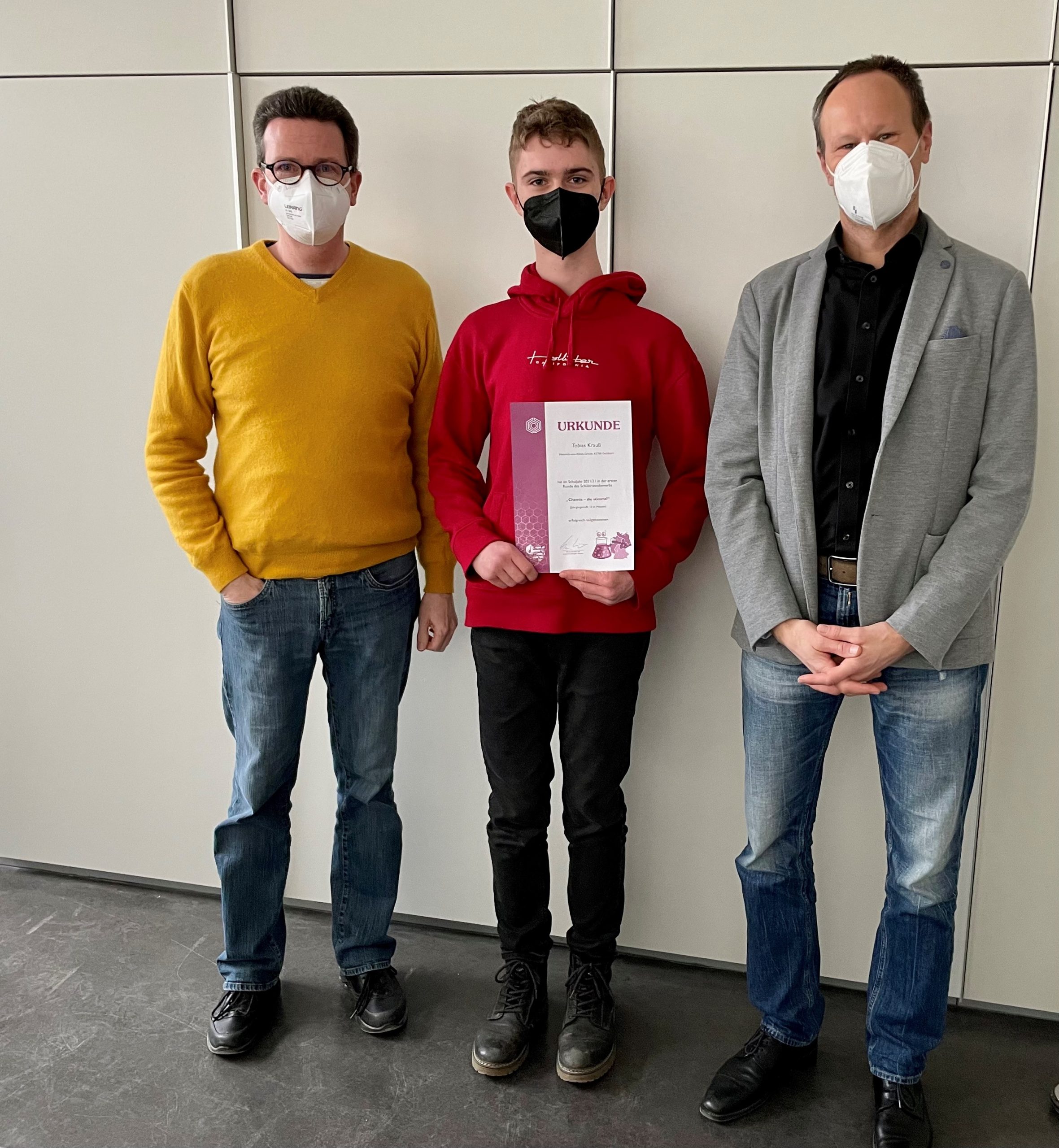 Erfolgreiche Teilnahme am Chemiewettbewerb