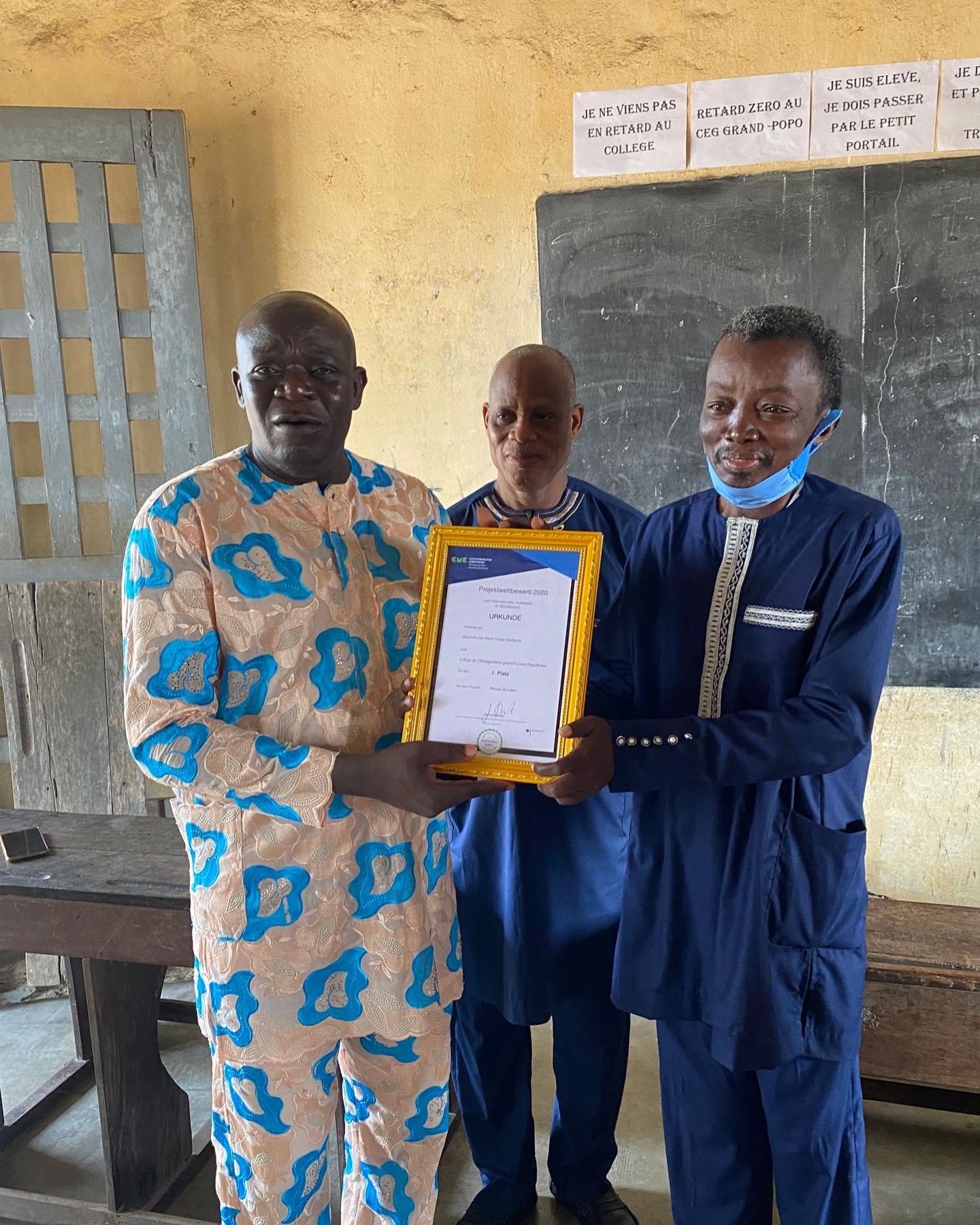 Besuch in unserer Partnerschule in Benin