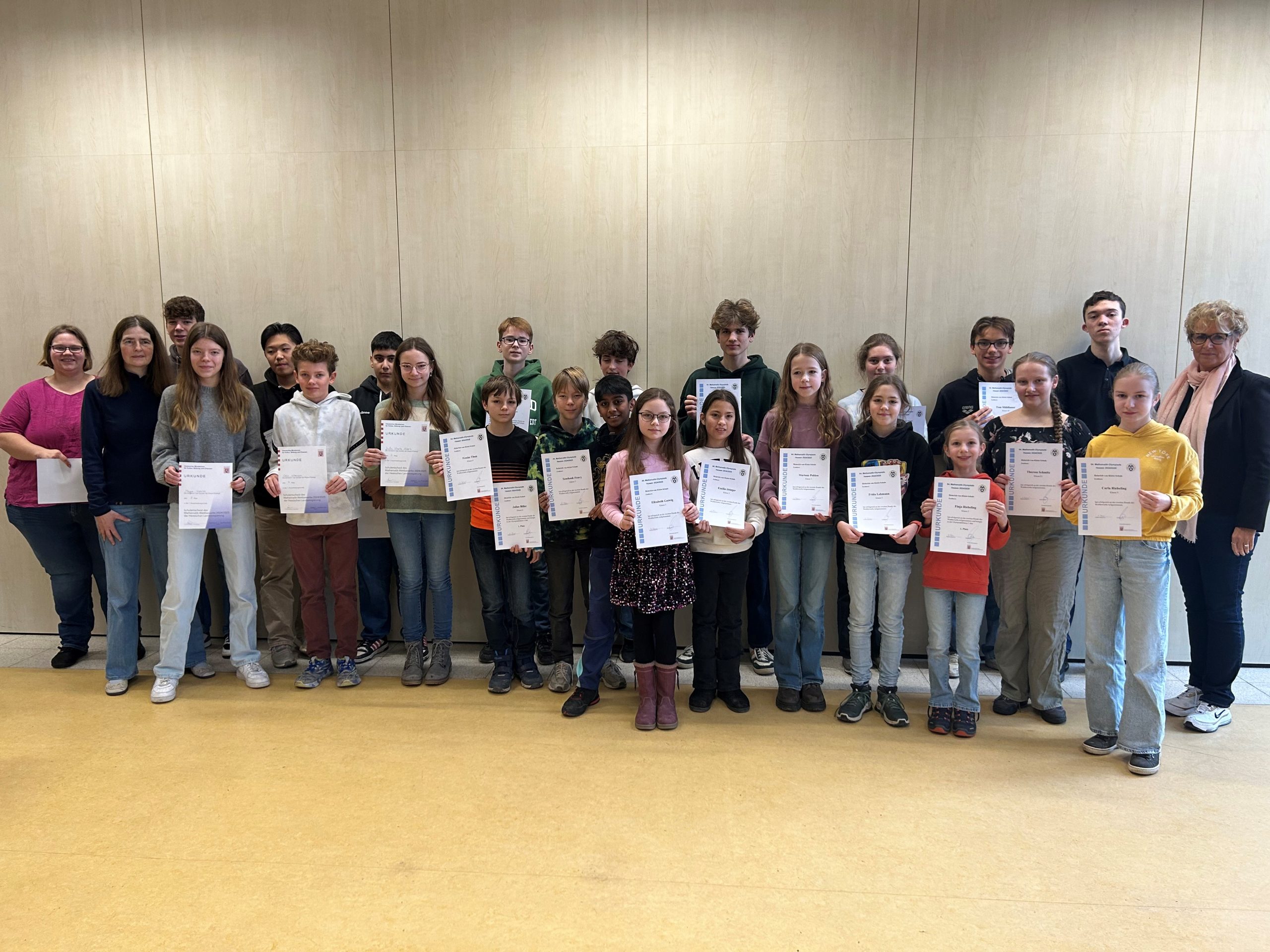 Ehrung der Mathe- und Informatik-Asse