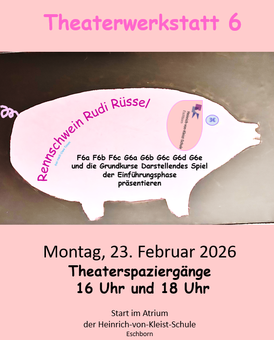 DS-Theaterwerkstatt zu "Rennschwein Rudi Rüssel"